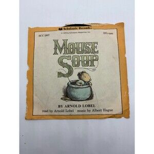 Vintage Arnold Lobel's Mouse Soup Scholastic Records Children's Story